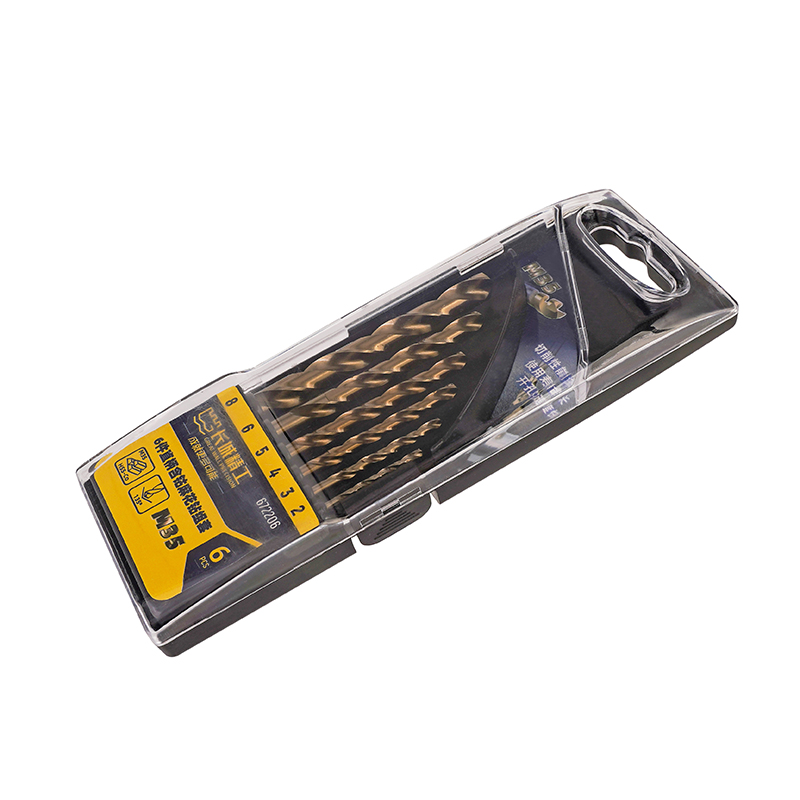 6件直柄含钴麻花钻组套