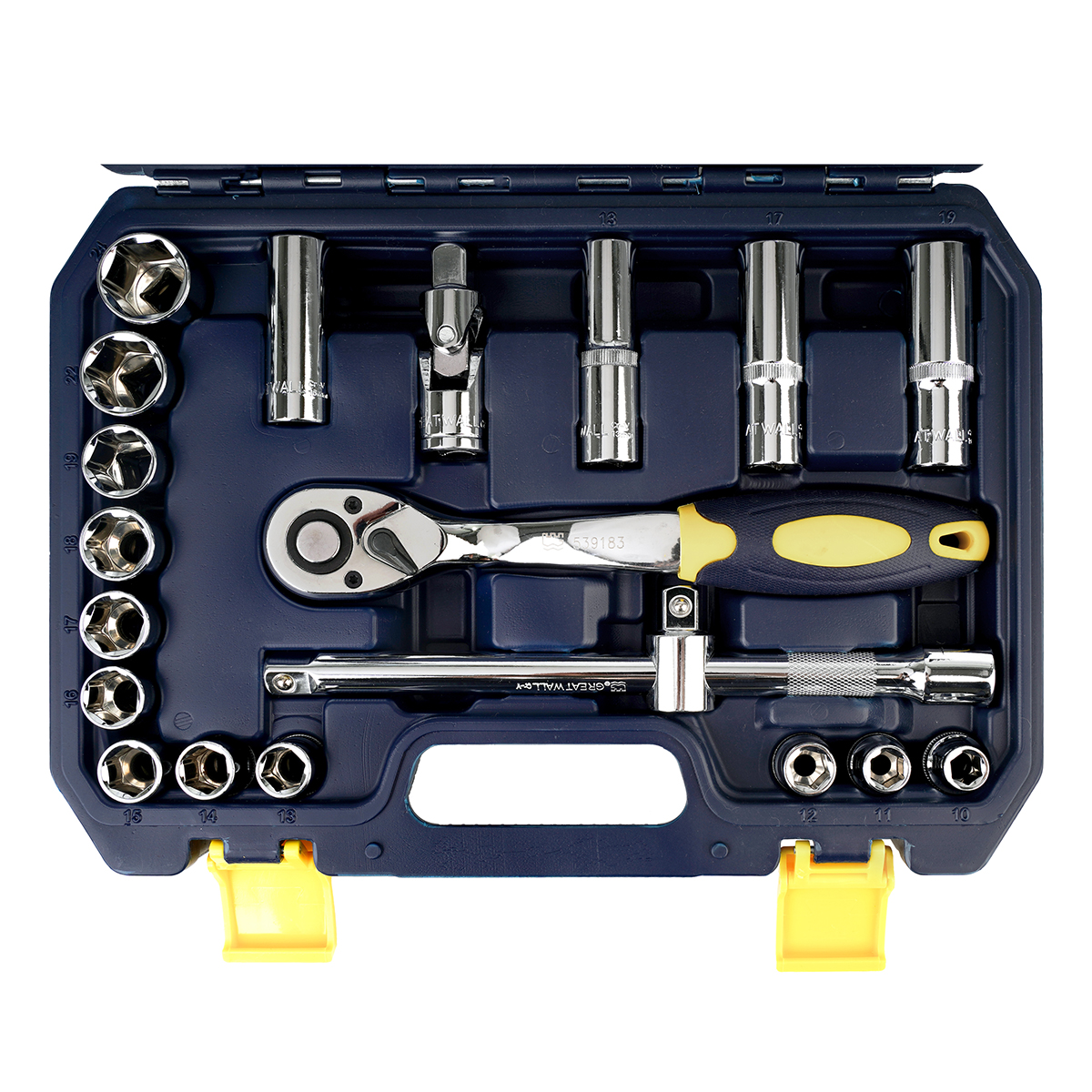 20pcs 12.5mm 系列公制套筒组套