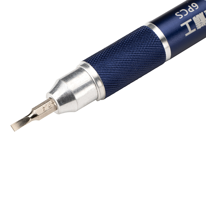 6 件一字、十字迷你螺丝批组套