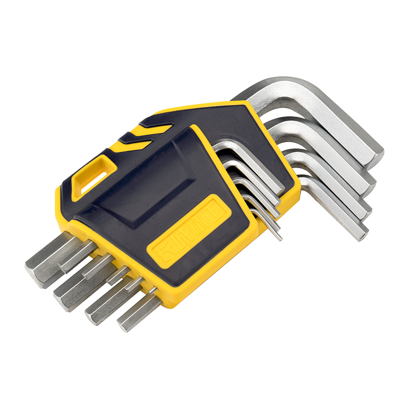 9pcs 塑插亚光平头标准内六角扳手组套