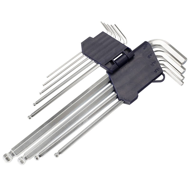 9pcs 英制球头特长内六角扳手组套