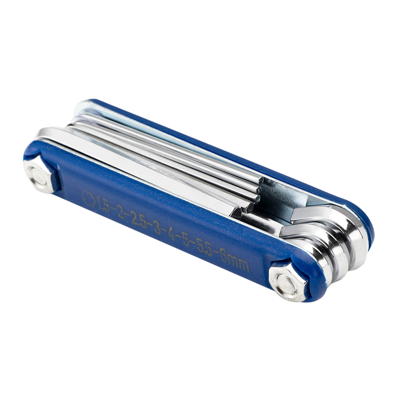 8 合1 镀铬多用组合折式内六角扳手