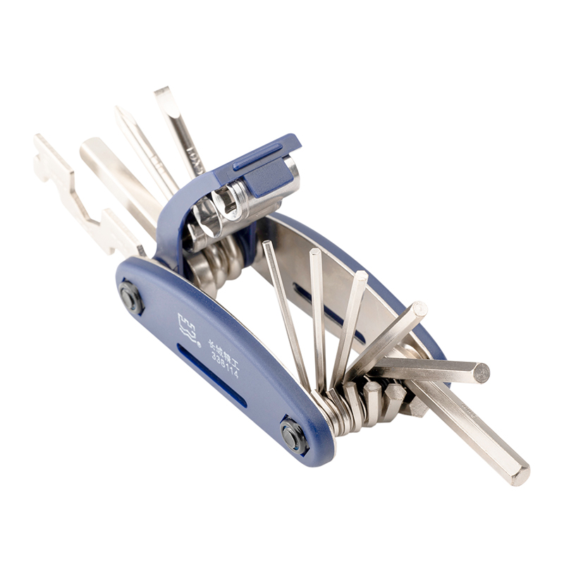 14 合1 镀铬多功能组合折式内六角扳手