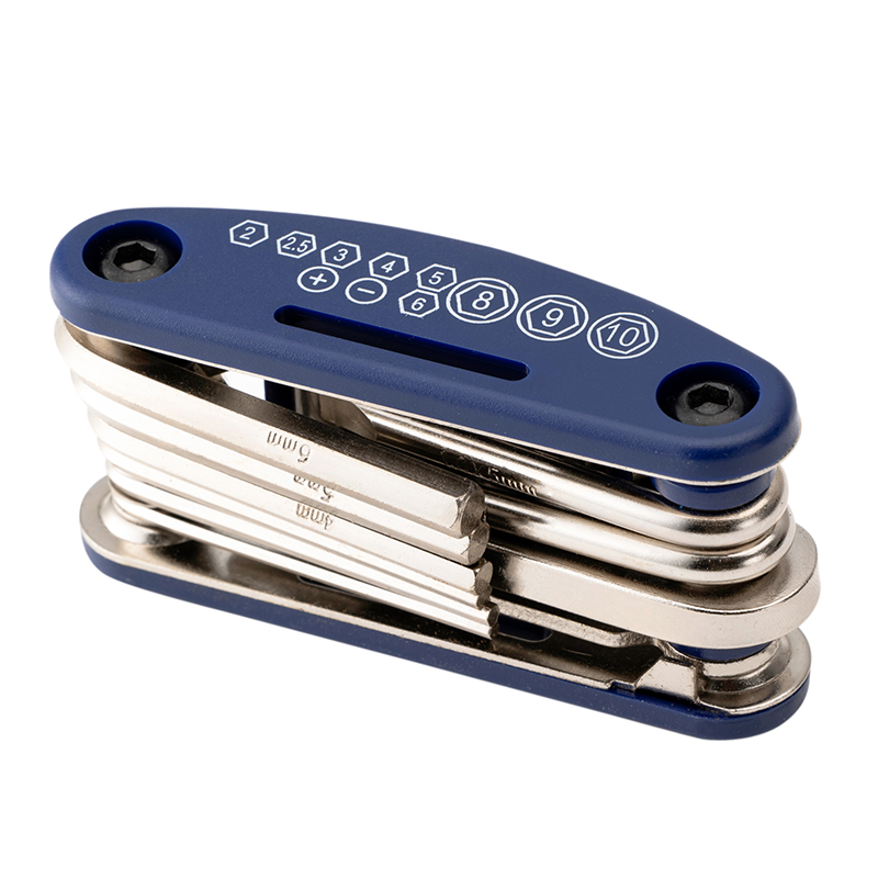 14 合1 镀铬多功能组合折式内六角扳手