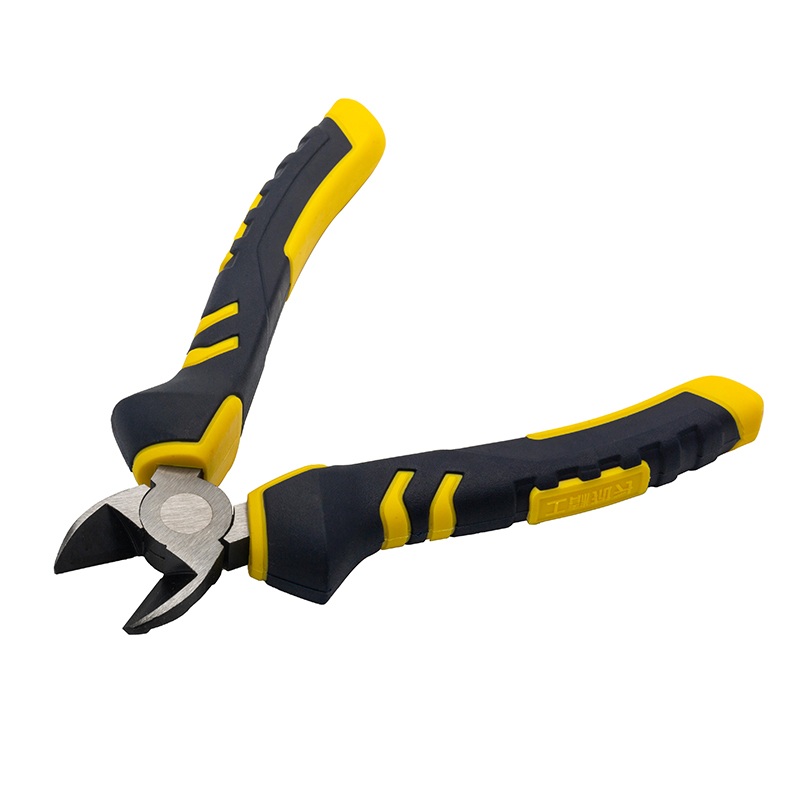 Great Wall Industrial-Grade German-Style Bi-Color Handle Diagonal Cutters Pliers，Labor-Saving