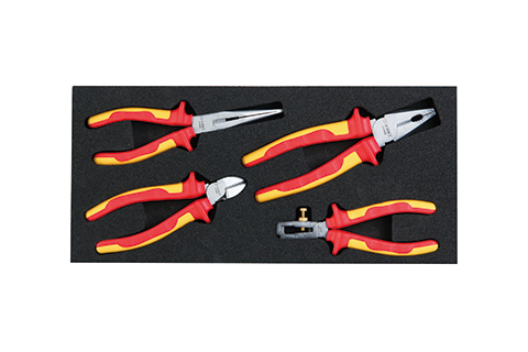 4 件绝缘钳子组合工具