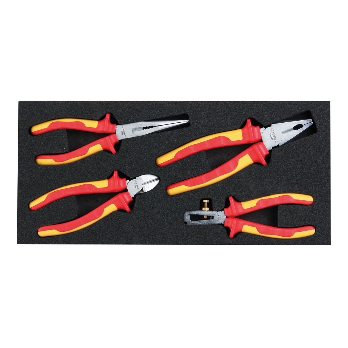 4 件绝缘钳子组合工具