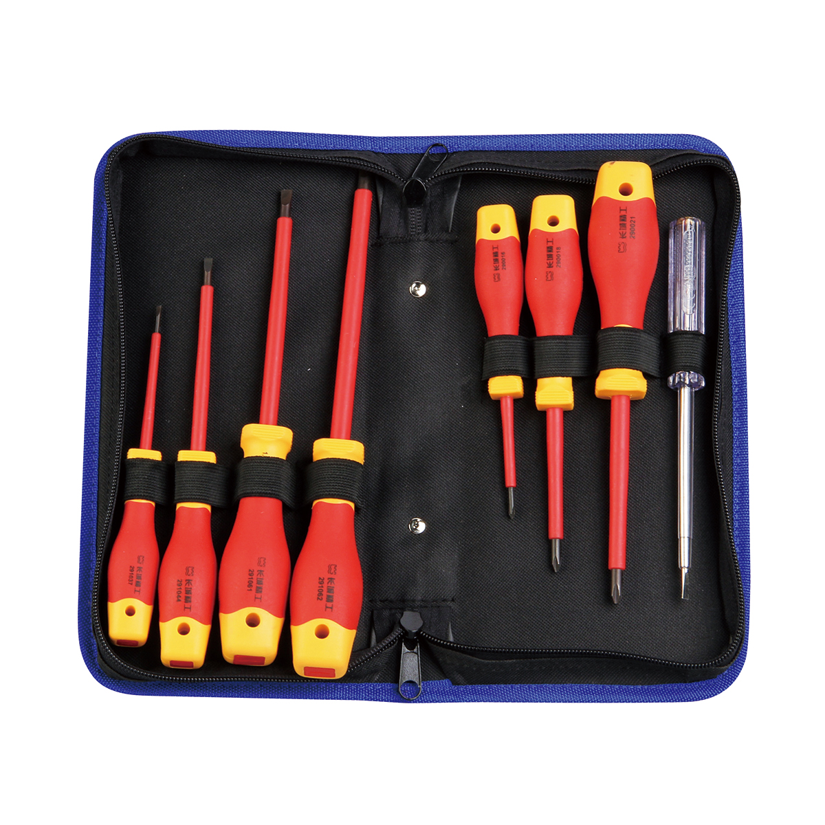 8 件绝缘螺丝批组合工具（牛津包）