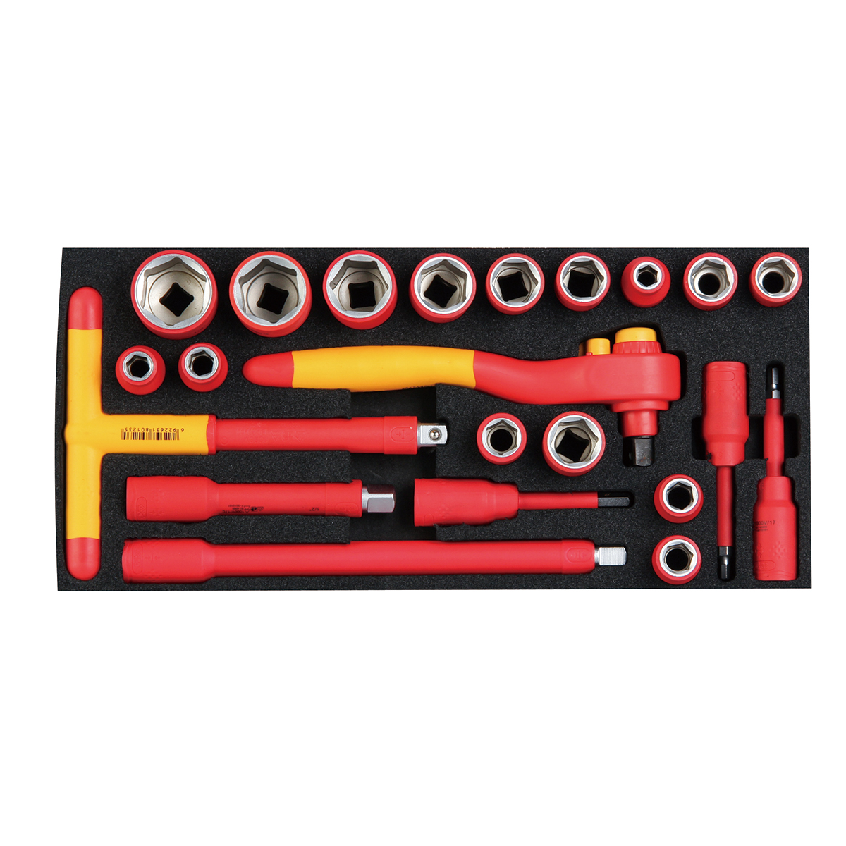 22 件 12.5mm 系列绝缘套筒组合工具