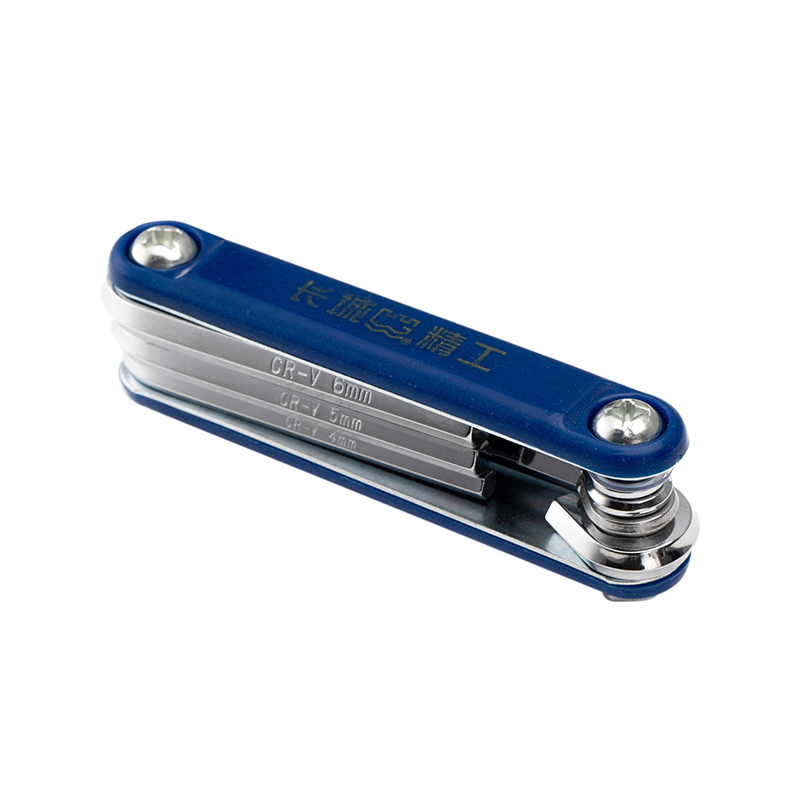 Great Wall 8-in-1 Chrome-Plated Foldable Hex Key Set