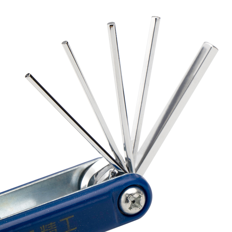 Great Wall 8-in-1 Chrome-Plated Foldable Hex Key Set